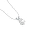 Flare Drop Diamond Pendant 18 KT / White Gold