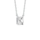 Classic Emerald Diamond Pendant 18 KT / White Gold