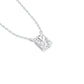Classic Emerald Diamond Pendant 18 KT / White Gold