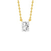 Classic Emerald Diamond Pendant 18 KT / Yellow Gold
