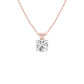 Symmetry Drop Diamond Pendant 18 KT / Rose Gold
