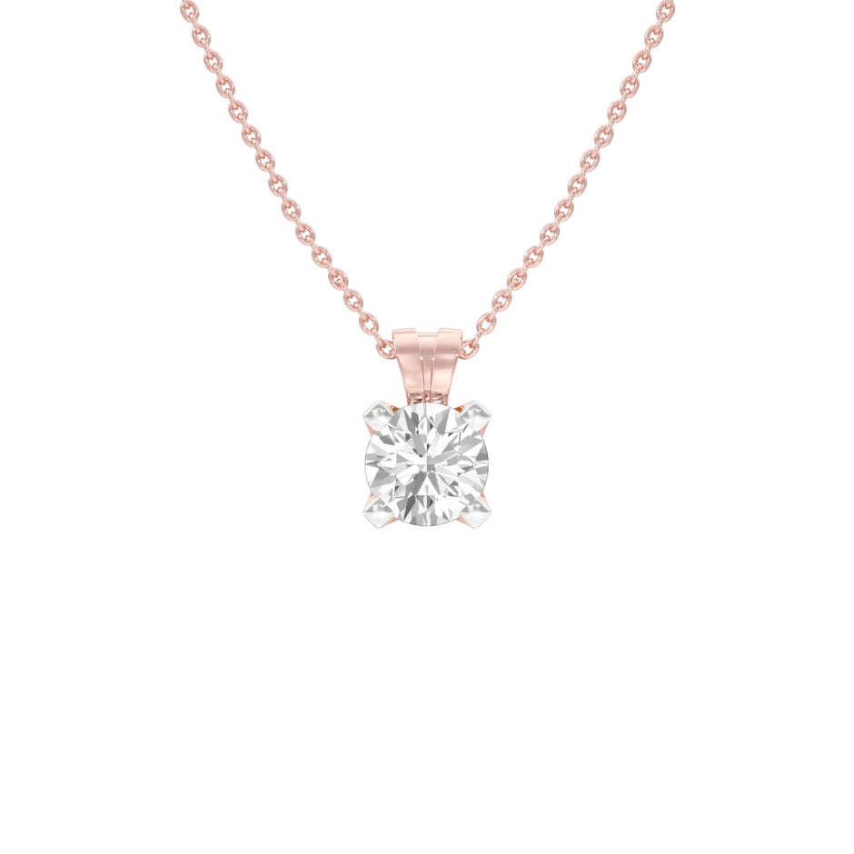 Symmetry Drop Diamond Pendant