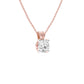 Symmetry Drop Diamond Pendant 18 KT / Rose Gold