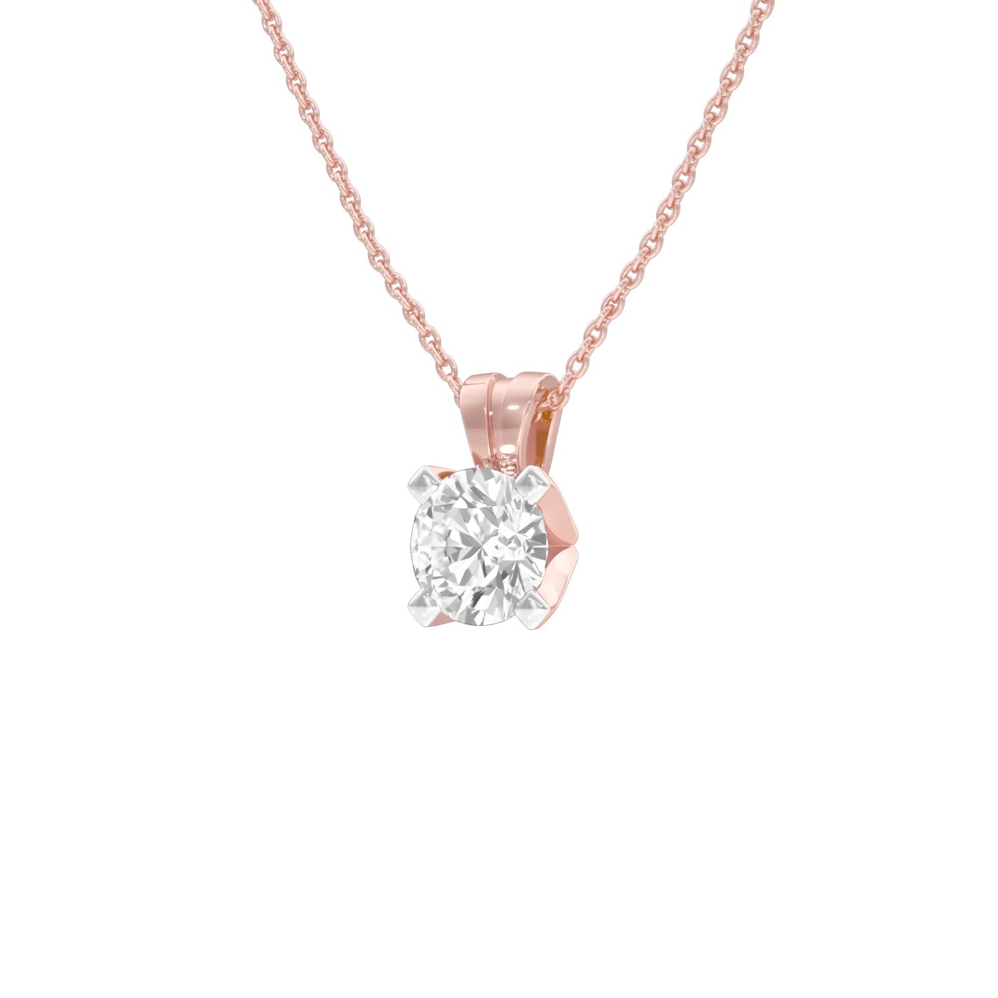 Symmetry Drop Diamond Pendant