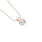 Symmetry Drop Diamond Pendant 18 KT / Rose Gold
