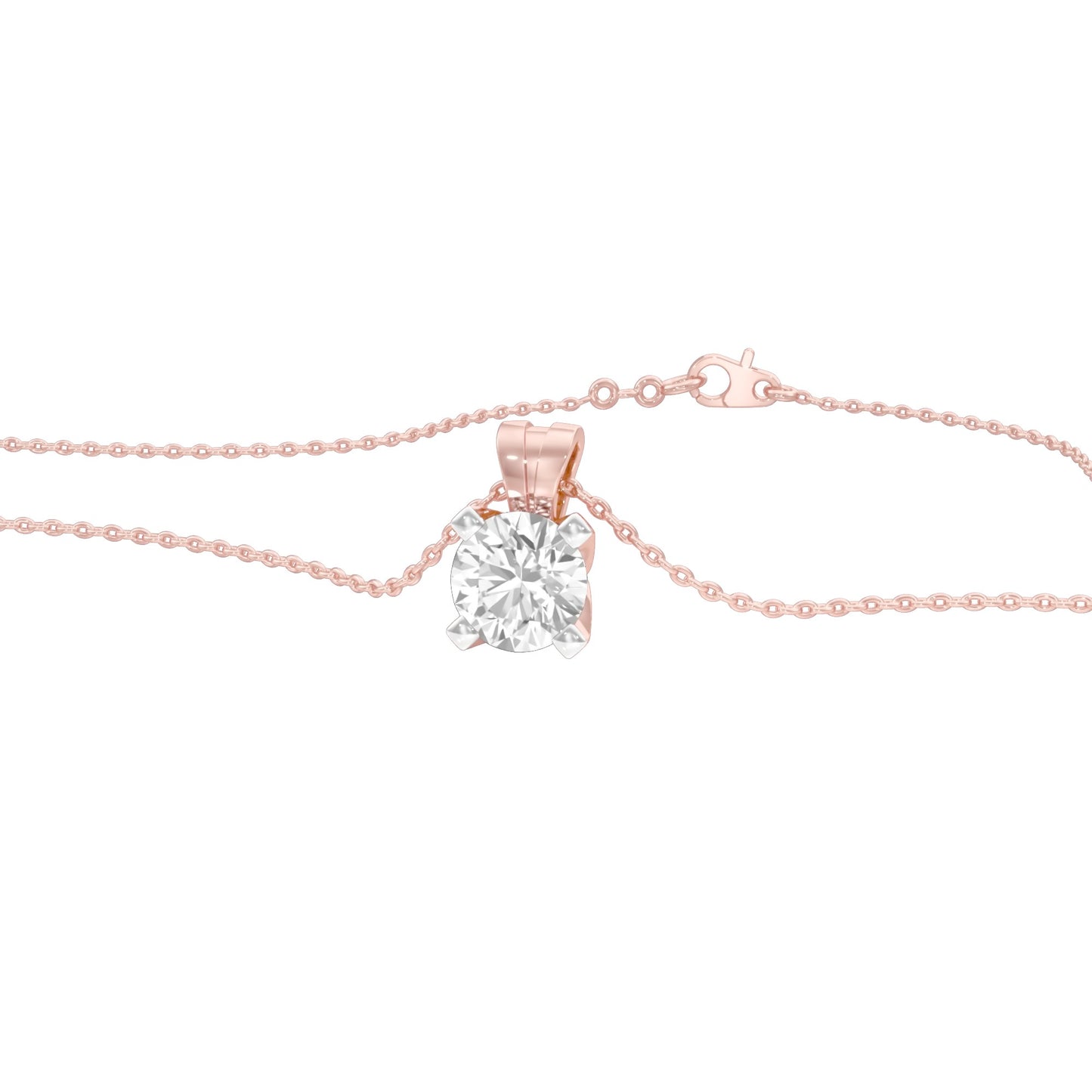 Symmetry Drop Diamond Pendant