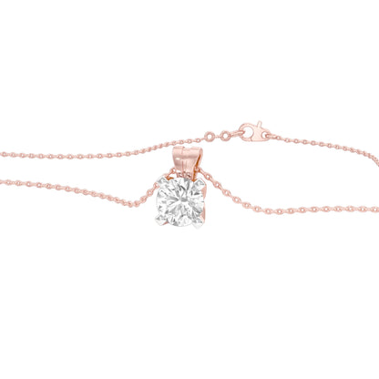 Symmetry Drop Diamond Pendant