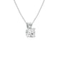 Symmetry Drop Diamond Pendant 18 KT / White Gold
