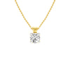 Symmetry Drop Diamond Pendant 18 KT / Yellow Gold