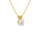Symmetry Drop Diamond Pendant 18 KT / Yellow Gold
