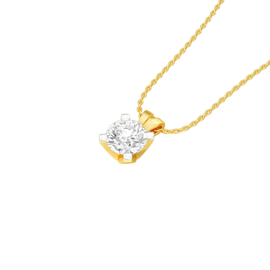 Symmetry Drop Diamond Pendant