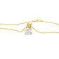 Symmetry Drop Diamond Pendant