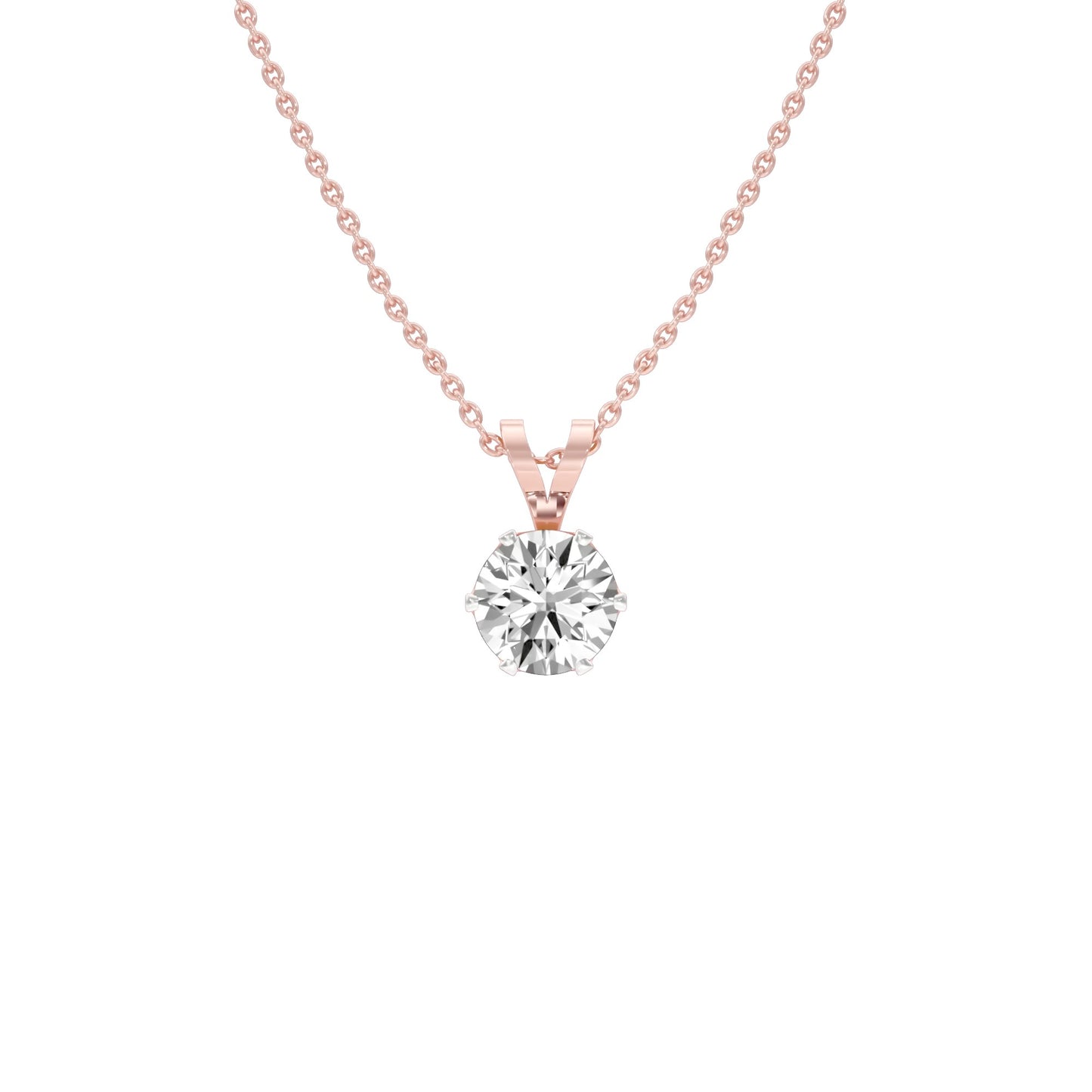 Tiny Blob Diamond Pendant