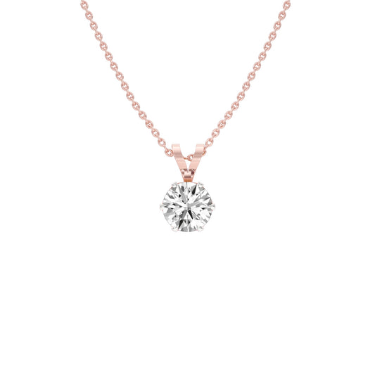 Tiny Blob Diamond Pendant