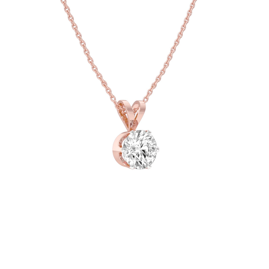Tiny Blob Diamond Pendant