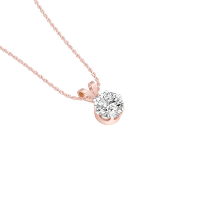 Tiny Blob Diamond Pendant