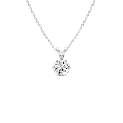 Tiny Blob Diamond Pendant