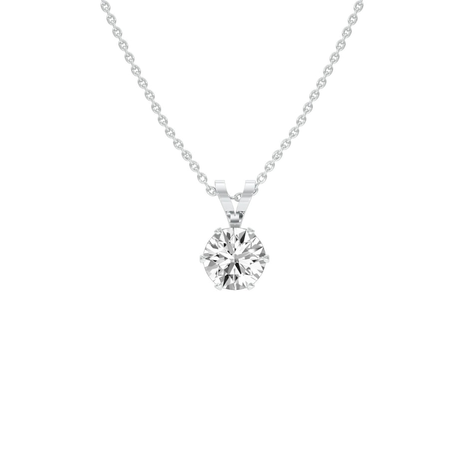 Tiny Blob Diamond Pendant