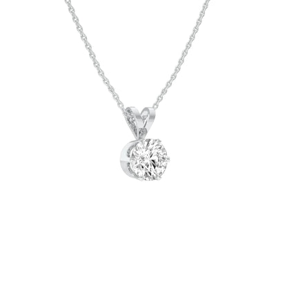 Tiny Blob Diamond Pendant