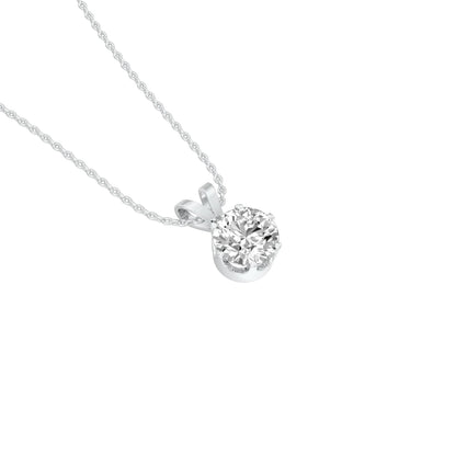 Tiny Blob Diamond Pendant