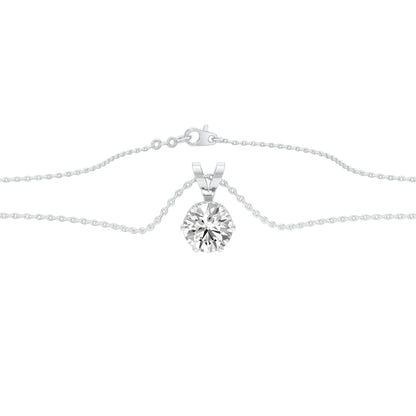 Tiny Blob Diamond Pendant