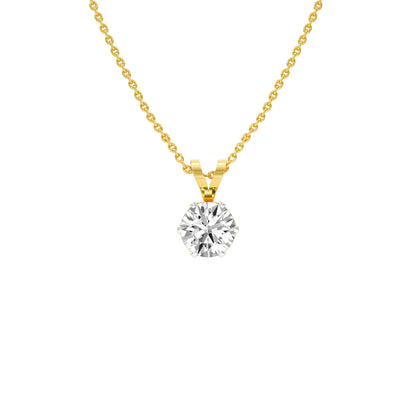Tiny Blob Diamond Pendant