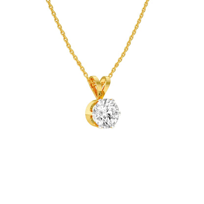 Tiny Blob Diamond Pendant