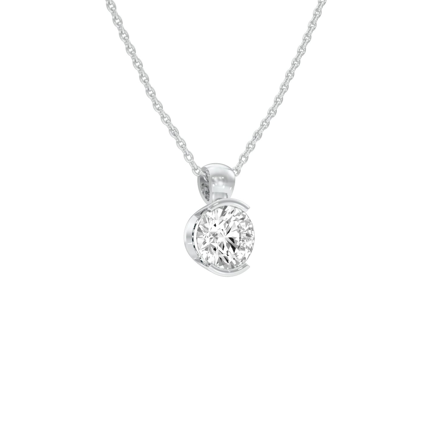 Smile-Inducing Diamond Pendant