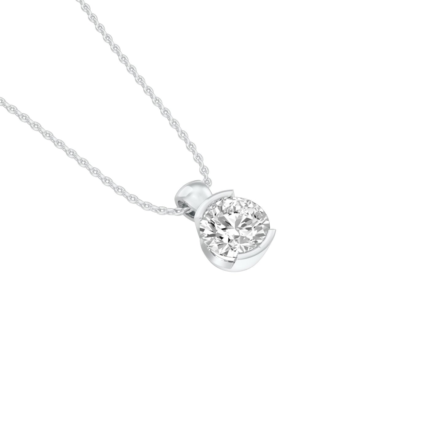 Smile-Inducing Diamond Pendant