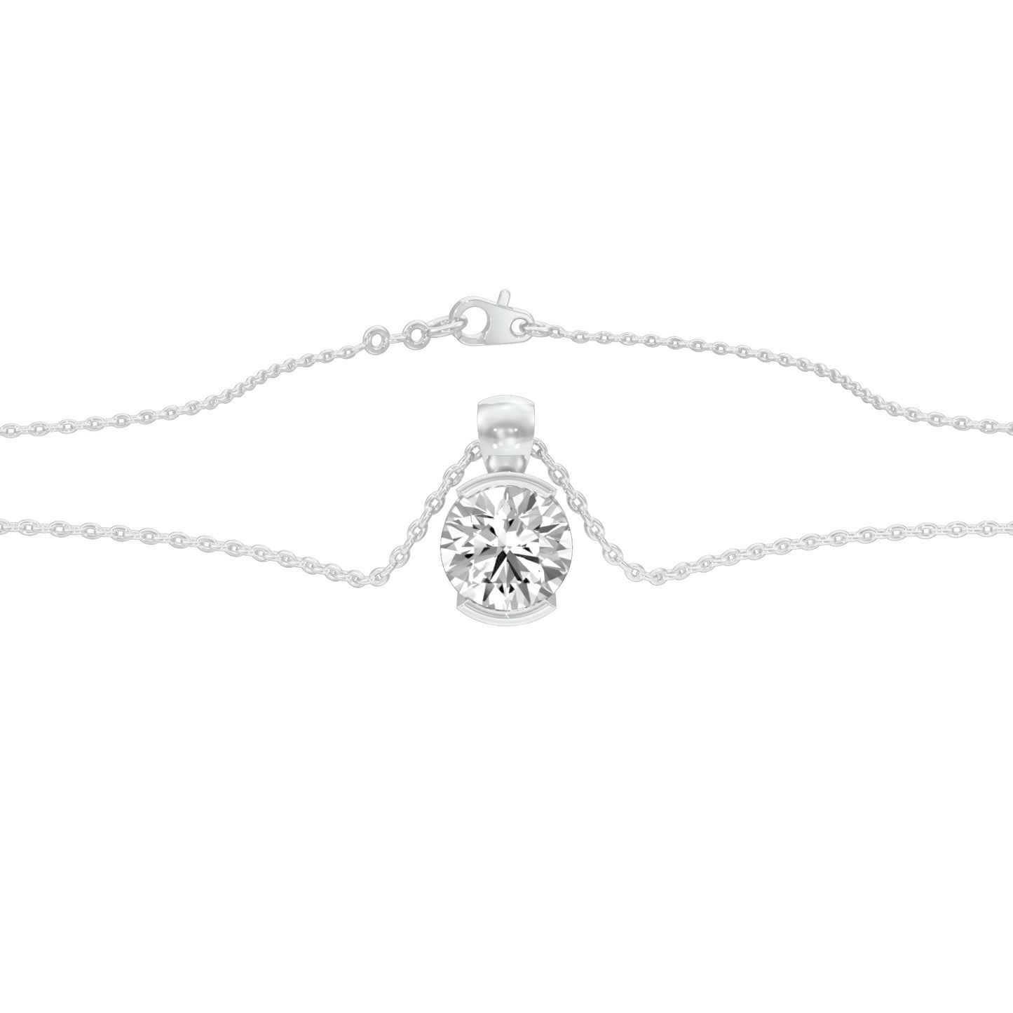 Smile-Inducing Diamond Pendant