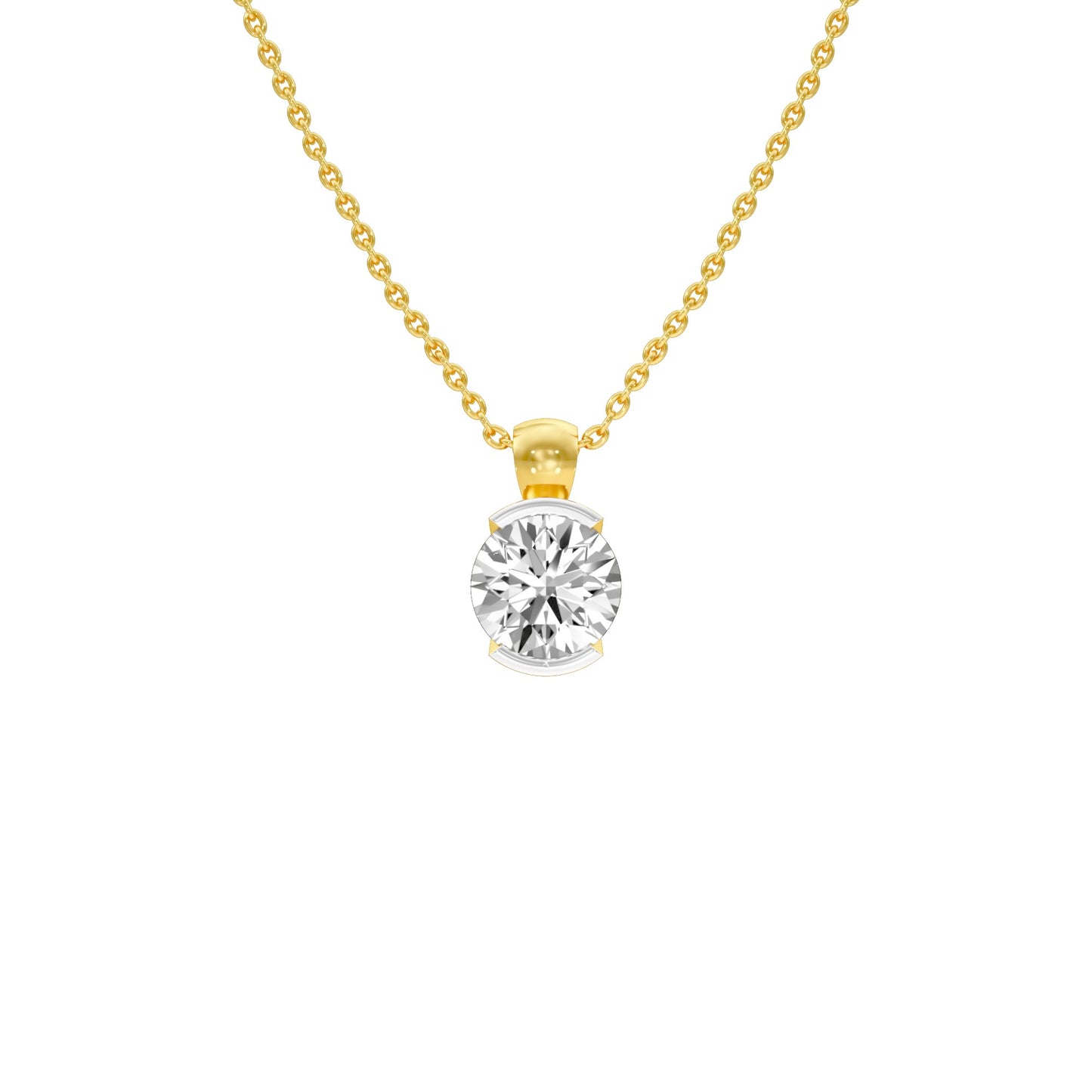 Smile-Inducing Diamond Pendant