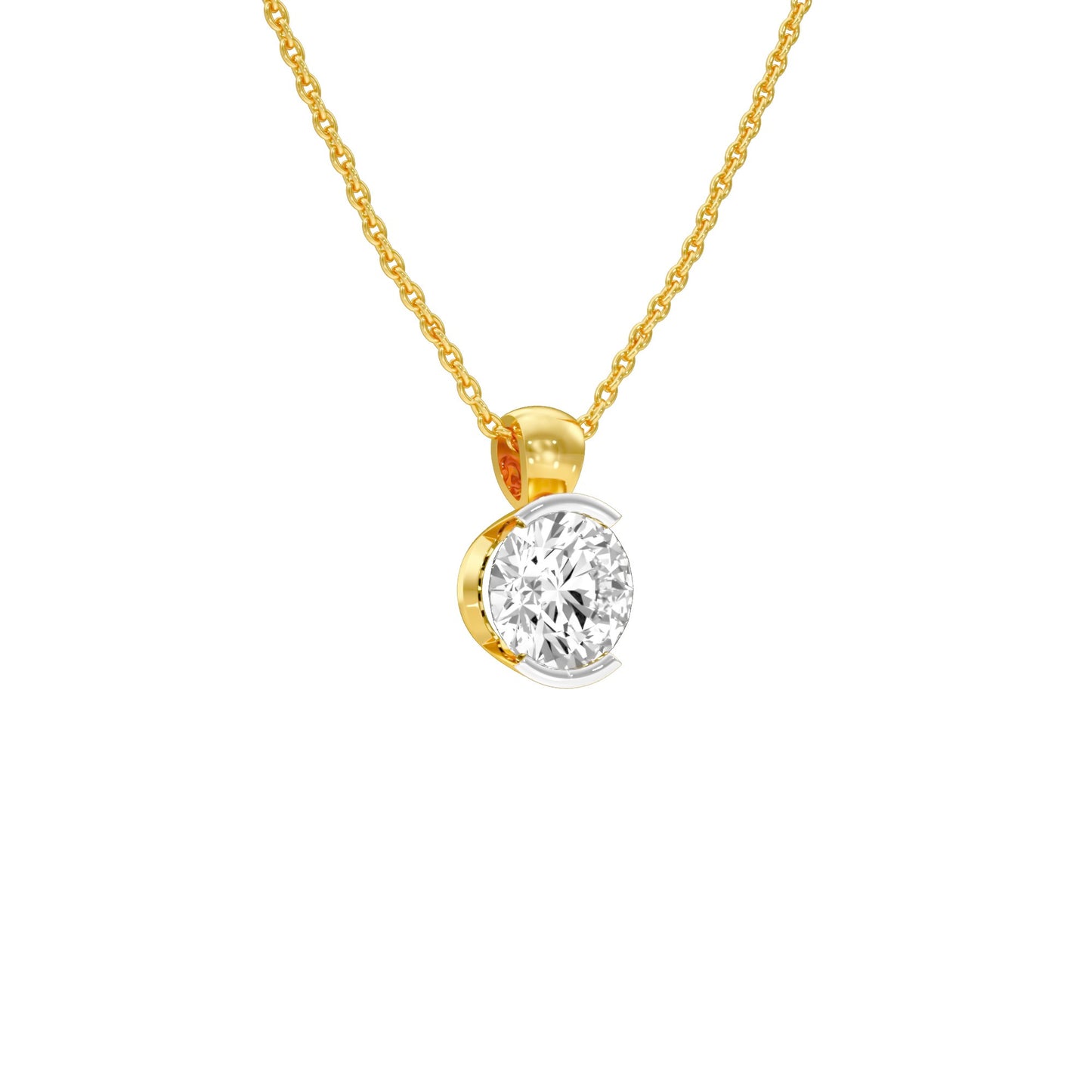Smile-Inducing Diamond Pendant