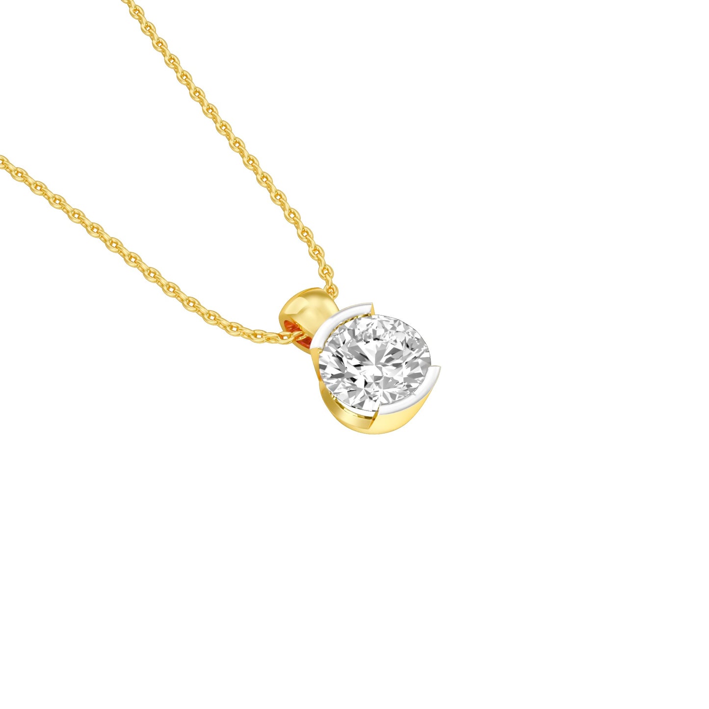 Smile-Inducing Diamond Pendant