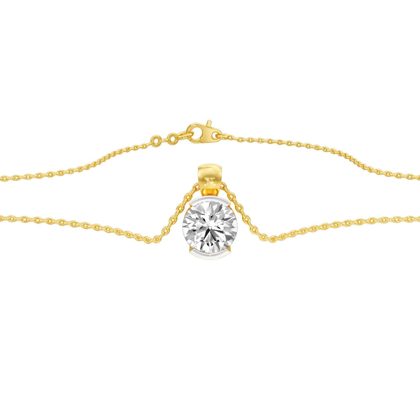 Smile-Inducing Diamond Pendant