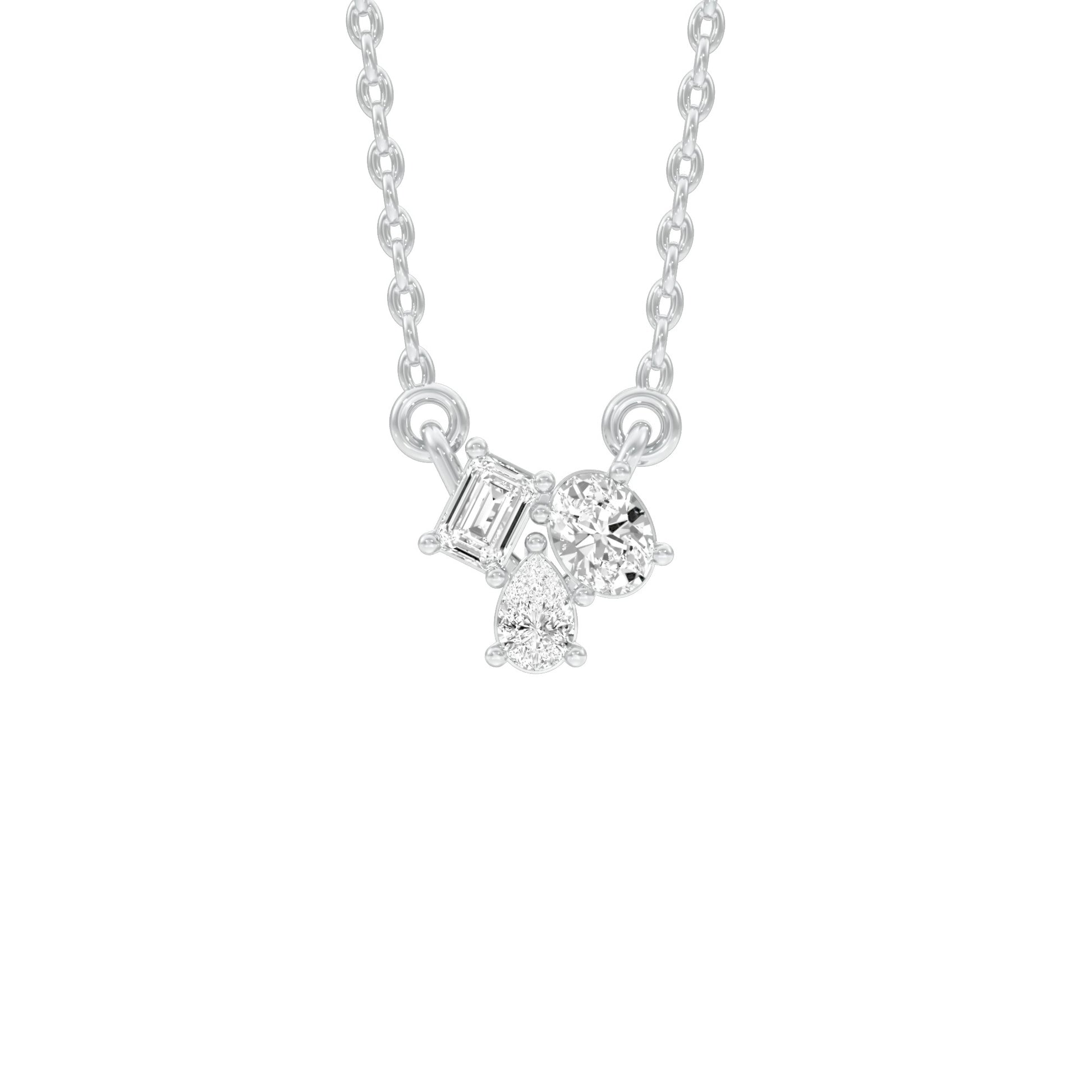 Mini Might Diamond Pendant 18 KT / White Gold