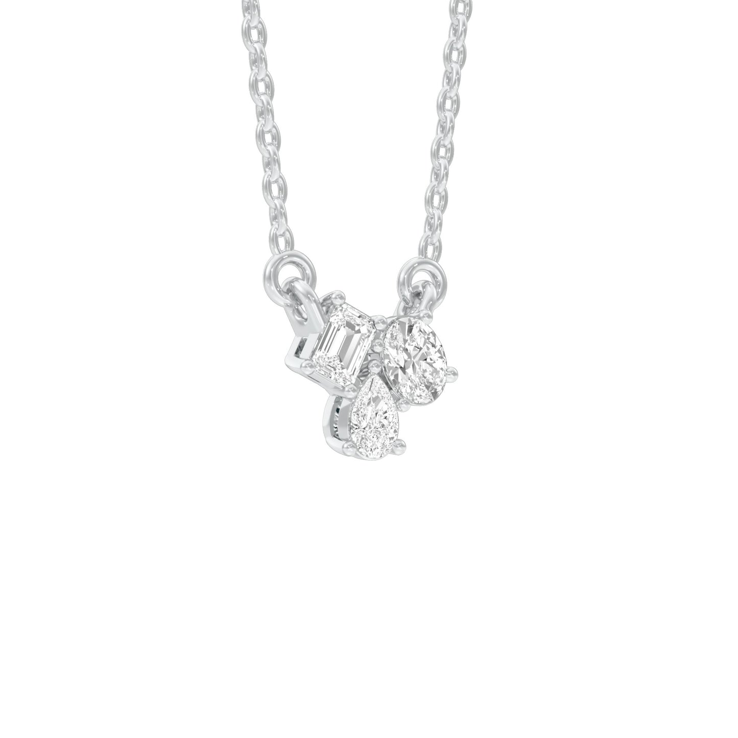 Mini Might Diamond Pendant 18 KT / White Gold