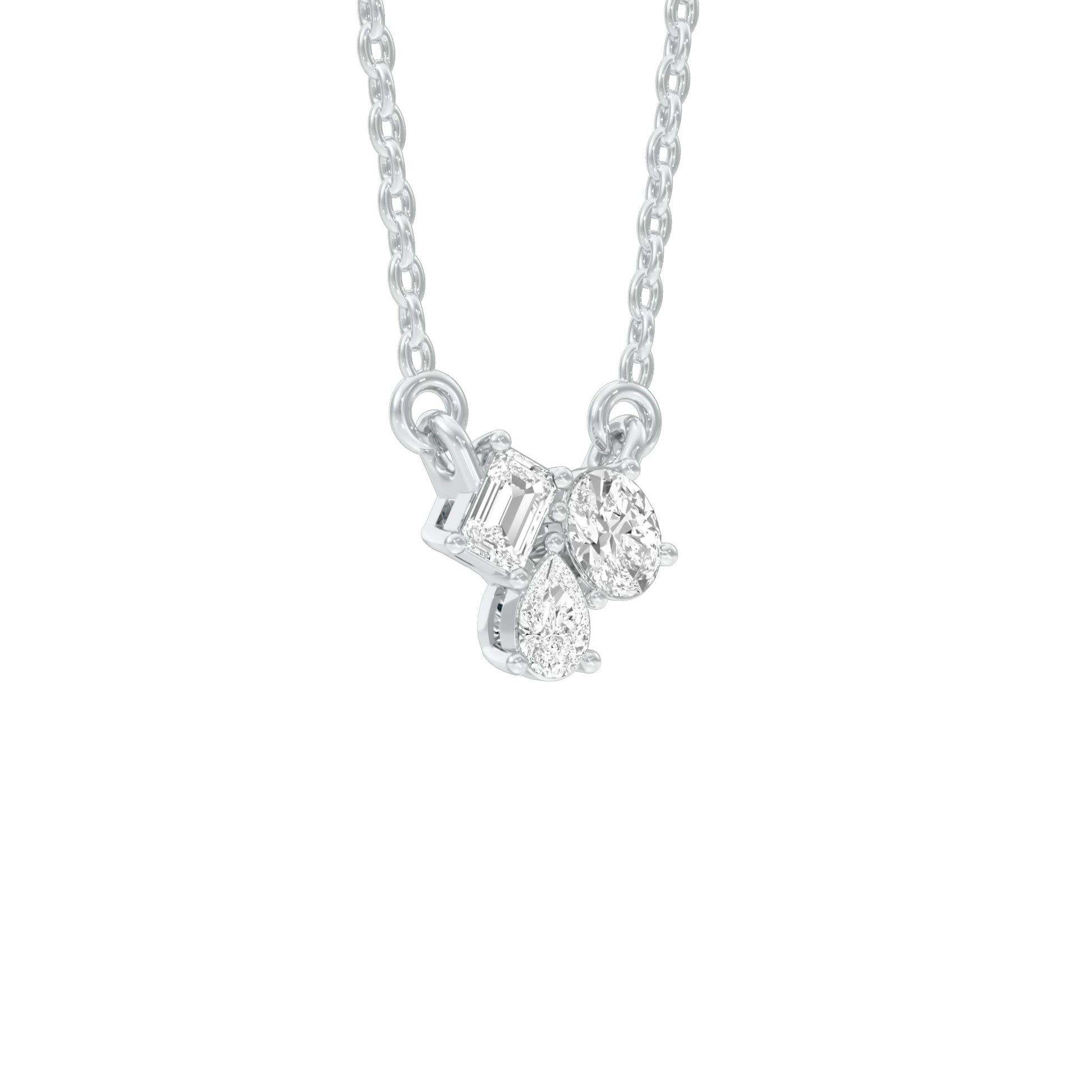 Mini Might Diamond Pendant 18 KT / White Gold