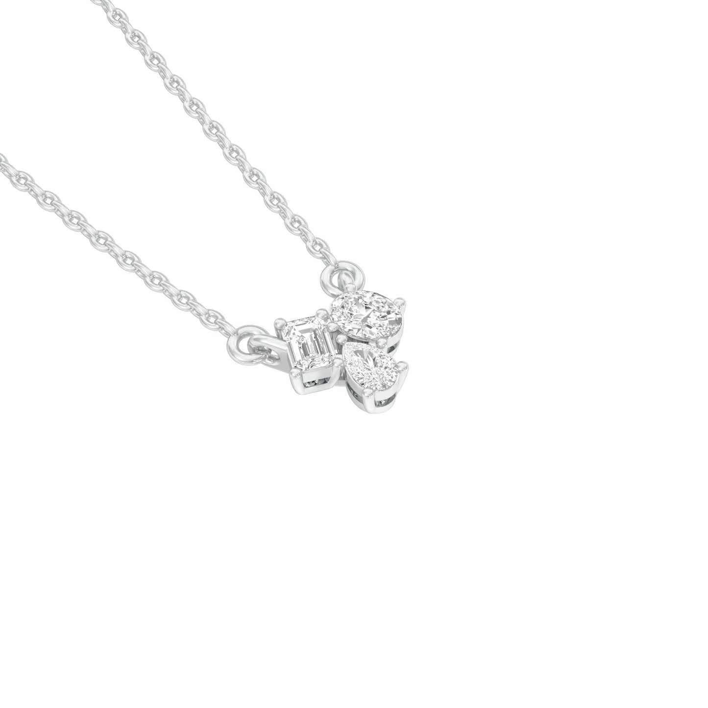 Mini Might Diamond Pendant 18 KT / White Gold