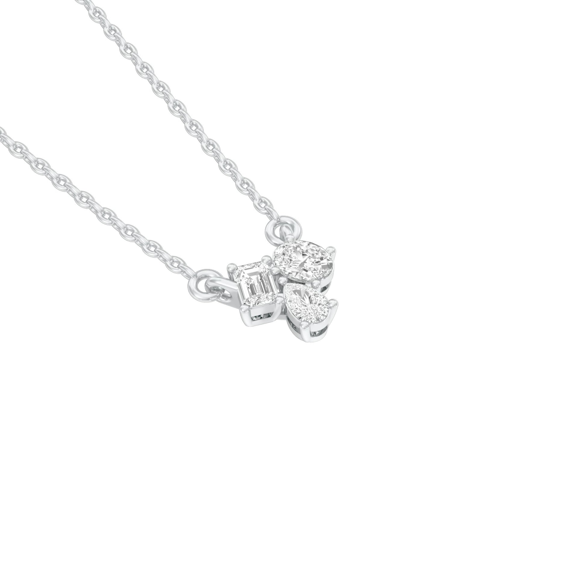 Mini Might Diamond Pendant 18 KT / White Gold