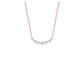 Line Five Diamond Pendant 18 KT / Rose Gold