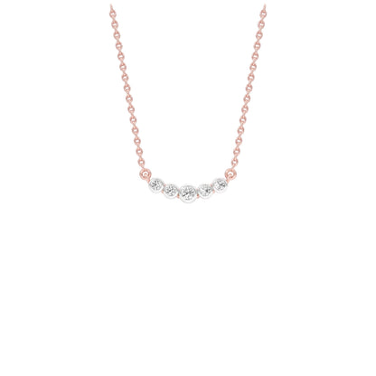 Line Five Diamond Pendant 18 KT / Rose Gold