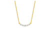 Line Five Diamond Pendant 18 KT / Yellow Gold