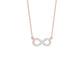 To The Infinite Diamond Pendant 18 KT / Rose Gold