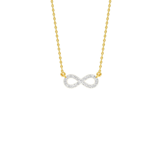 To The Infinite Diamond Pendant 18 KT / Yellow Gold