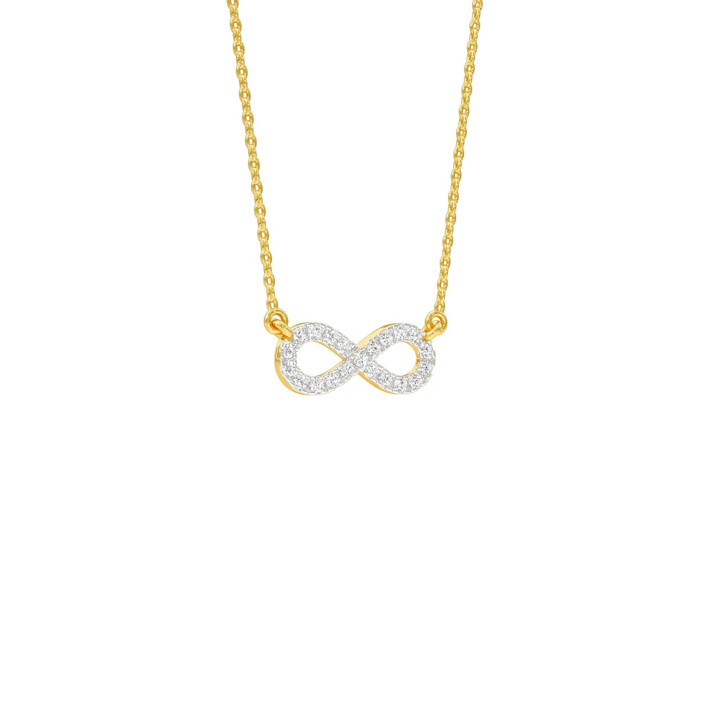 To The Infinite Diamond Pendant 18 KT / Yellow Gold