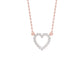 Limelight Heart Diamond Pendant 18 KT / Rose Gold
