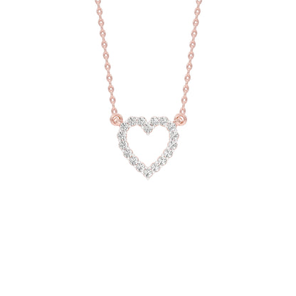 Limelight Heart Diamond Pendant 18 KT / Rose Gold