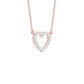 Limelight Heart Diamond Pendant 18 KT / Rose Gold
