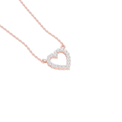 Limelight Heart Diamond Pendant 18 KT / Rose Gold