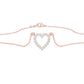 Limelight Heart Diamond Pendant 18 KT / Rose Gold